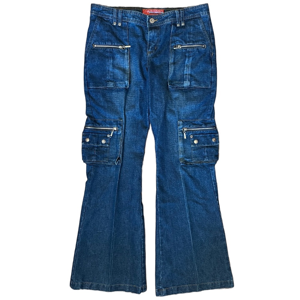 Y2K Tall Cargo Flare Jeans